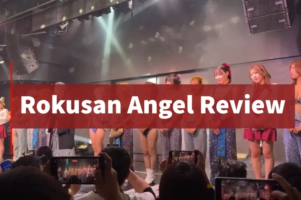 Rokusan Angel review image showing performers on stage in Roppongi Tokyo