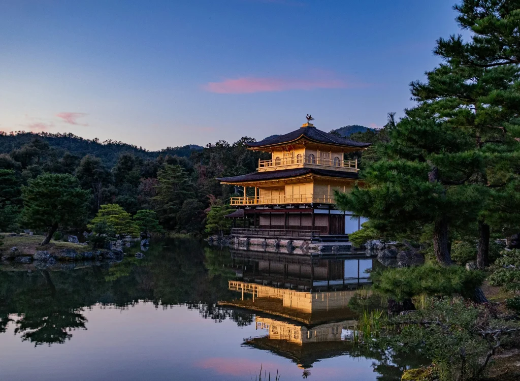 Kinkakuji Golden Pavilion in Kyoto during a private Japan tour